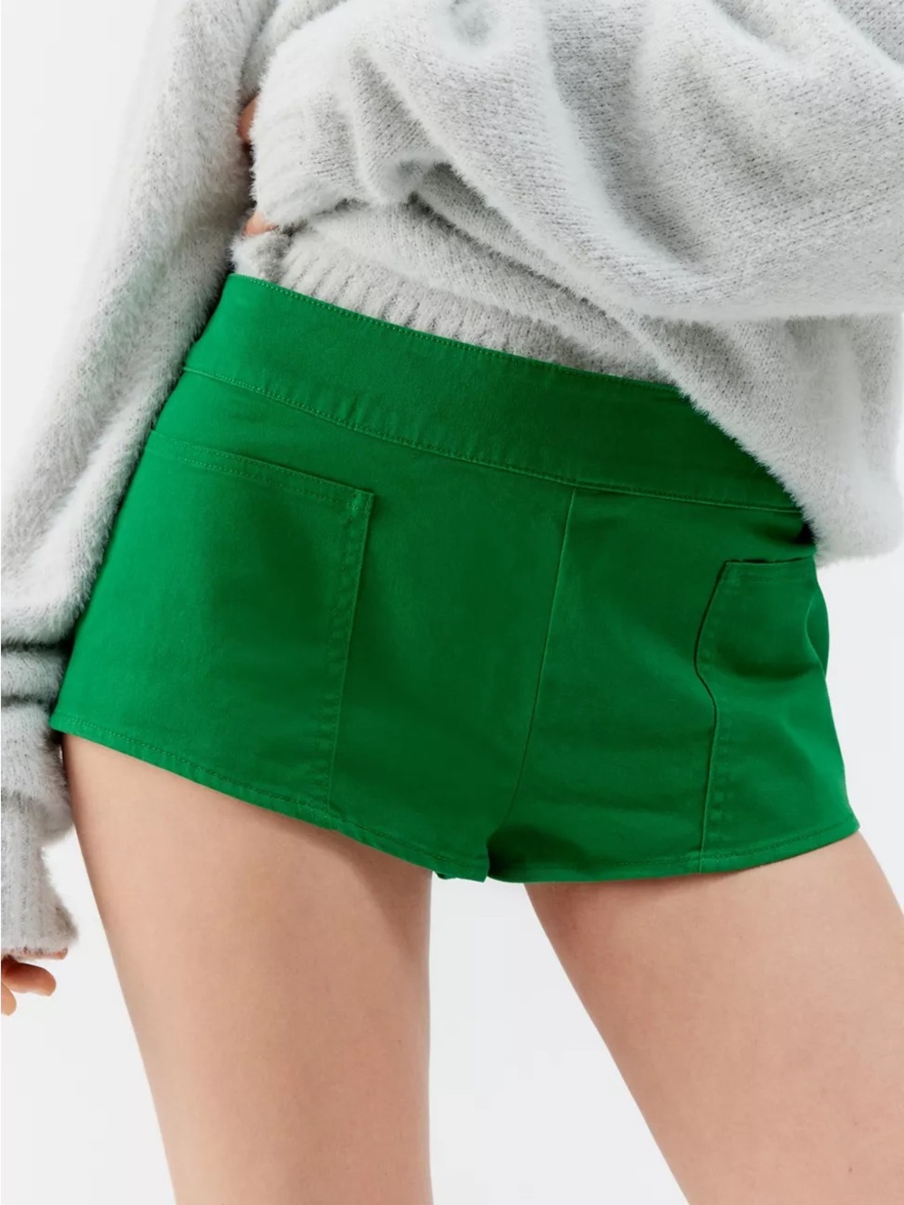 NWOT Urban Outfitters Postage Stamp Micro Shorts~Green